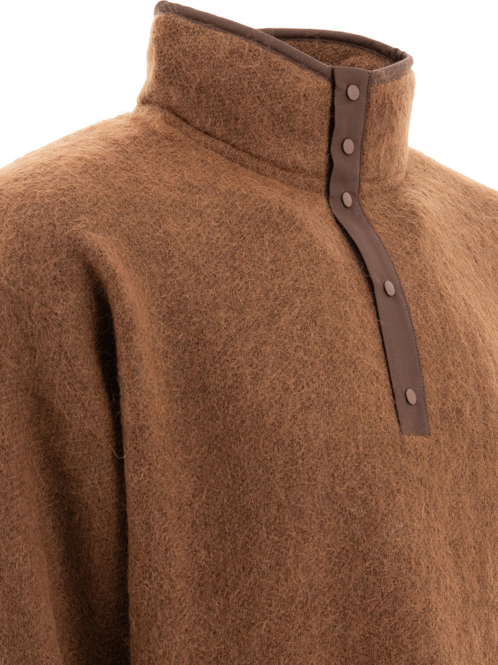 Nanamica Mohair Sweater Knitwear - Brown | 2bf975ff34cd913f1ebbc1cd02b029c6840ea23a