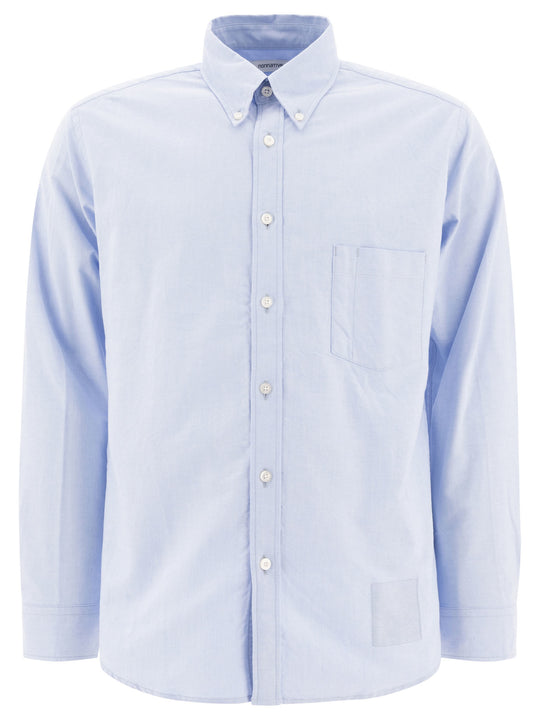 Cotton Shirt With Pocket Shirts Blue