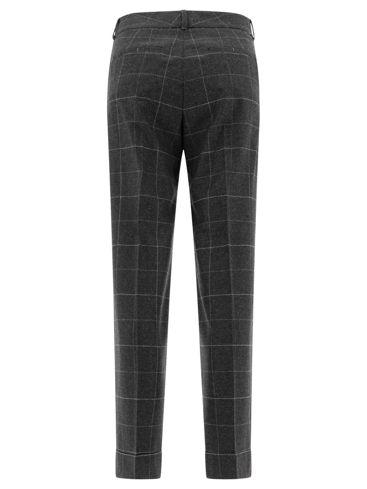 Peserico Wool And Cashmere Trousers - Grey | 939366b4c9254c690c4d0234c8b91648e9924e39