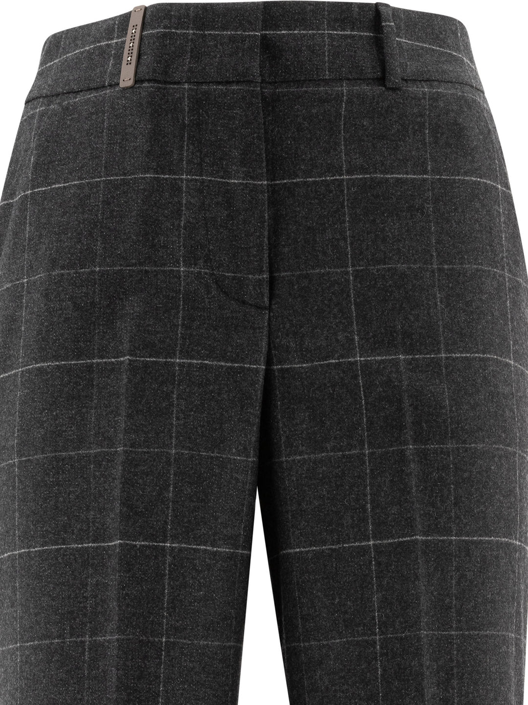 Peserico Wool And Cashmere Trousers - Grey | 7efeb5d4bfd7ad7449a9d79a47a468bf21886303