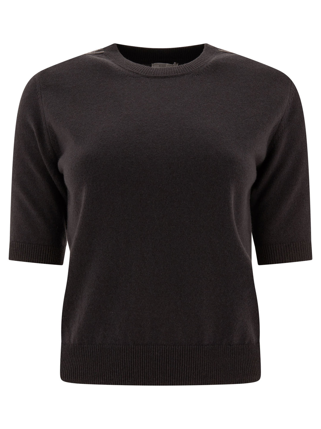Peserico Sweater With Punto Luce Knitwear - Grey | 230577a25e249cd727db221dd7052881c75e6088