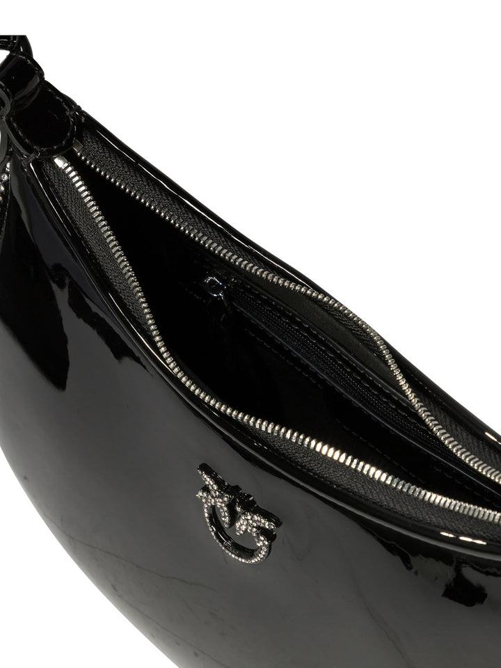 Pinko Love Birds Shoulder Bags - Black | d09fb5214cd8c5148a03d5343a1d8861d4b96145