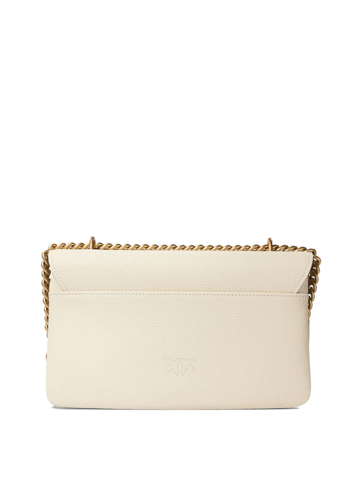 Pinko Love One Soft Mini Crossbody Bags - White | c5c4cca9e1aa686479b7d72f69de6c29c607097a