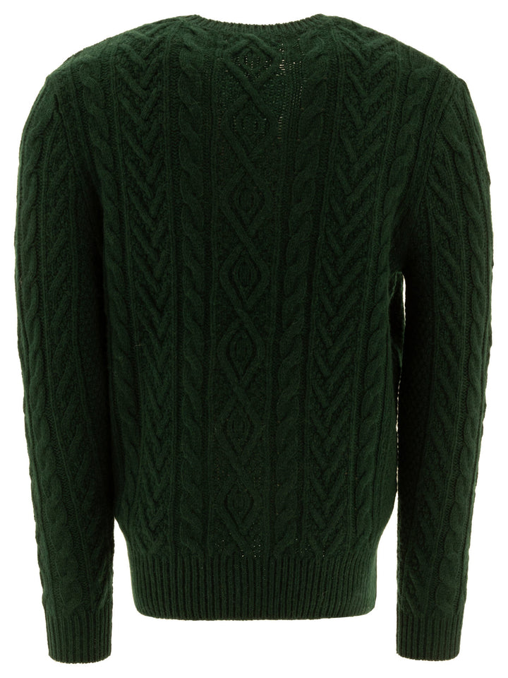 Polo Ralph Lauren Cable-Knit Sweater Knitwear - Green | e3ef1611e7be93bca39f4cd3cb6e4bca6e8e2352