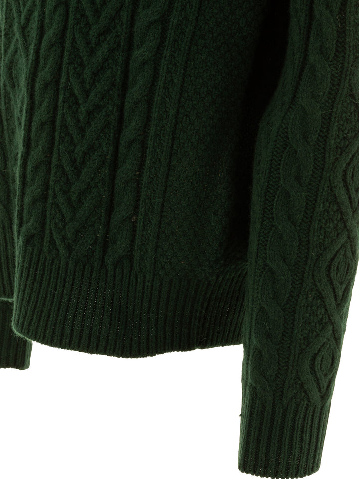 Polo Ralph Lauren Cable-Knit Sweater Knitwear - Green | 0097d7821b16fd6886cc88621ef7b50bdfde41b2