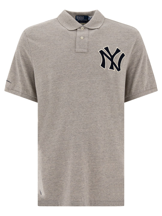 Yankees Polo Shirts Grey