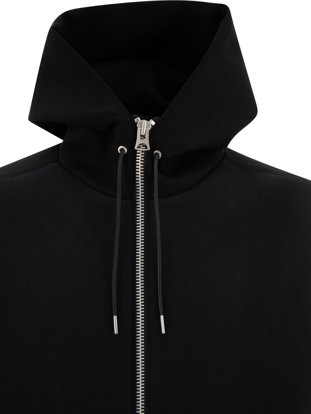 Sacai Hoodie-Style Bomber Jacket Jackets and Coats - Black | be214754b17b0d5815c4e482995a1b32d5d29a2a