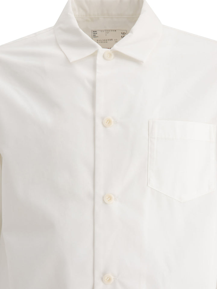 Sacai Shirt With Pocket Shirts - White | 172da6eefd45817407ee5ed16b7a011a306e1b39