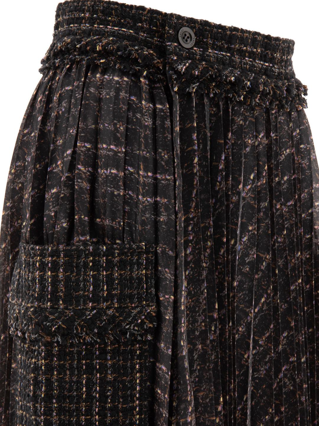 Sacai Pleated Skirt With Cargo Pockets Skirts - Black | cbbcbb6035782e2e21e53432a43f98092b74cec2