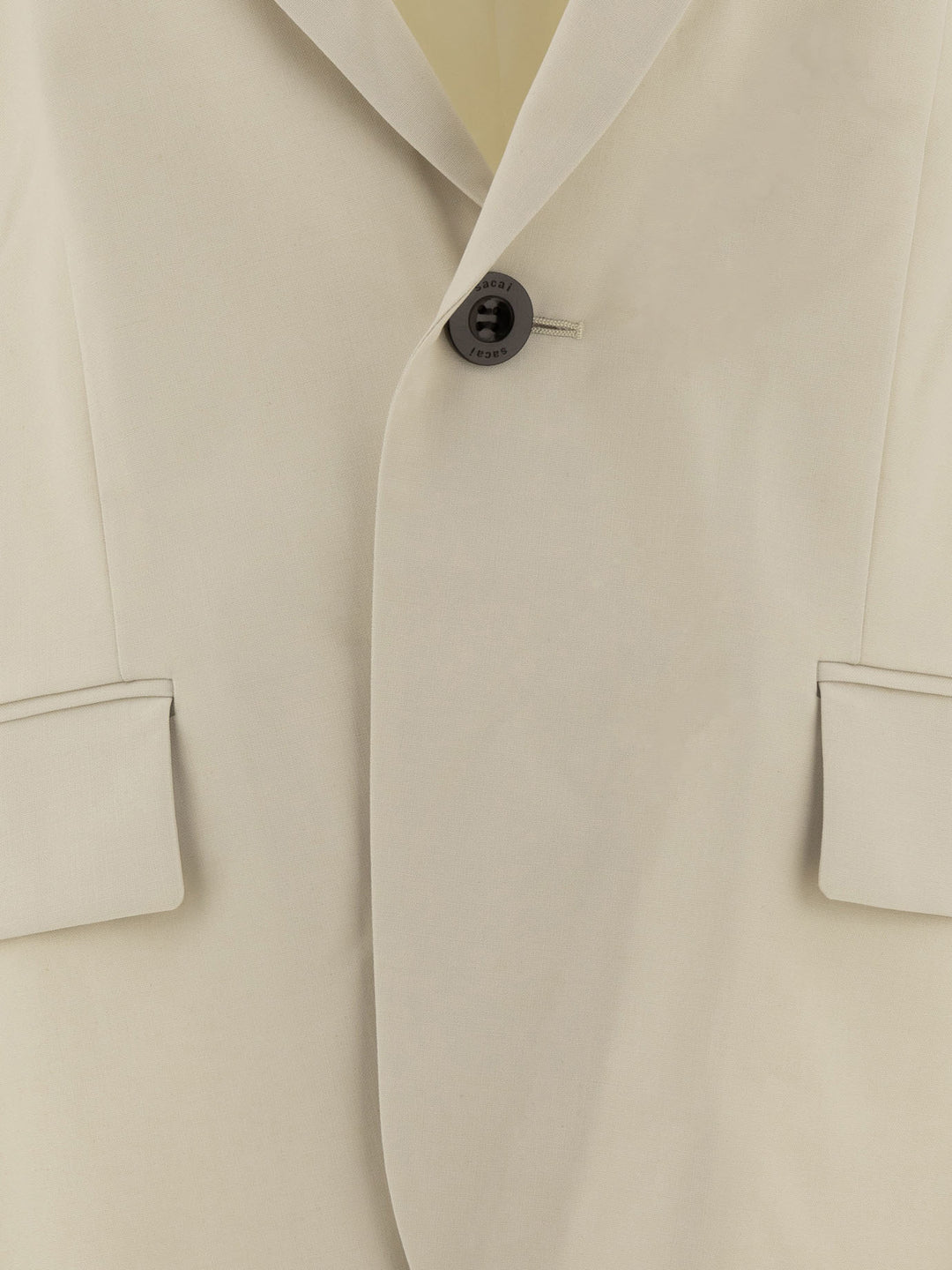 Sacai Combined Blazer Jackets and Coats - Beige | d617beb78dbdd426a7f6835516329604665e0812