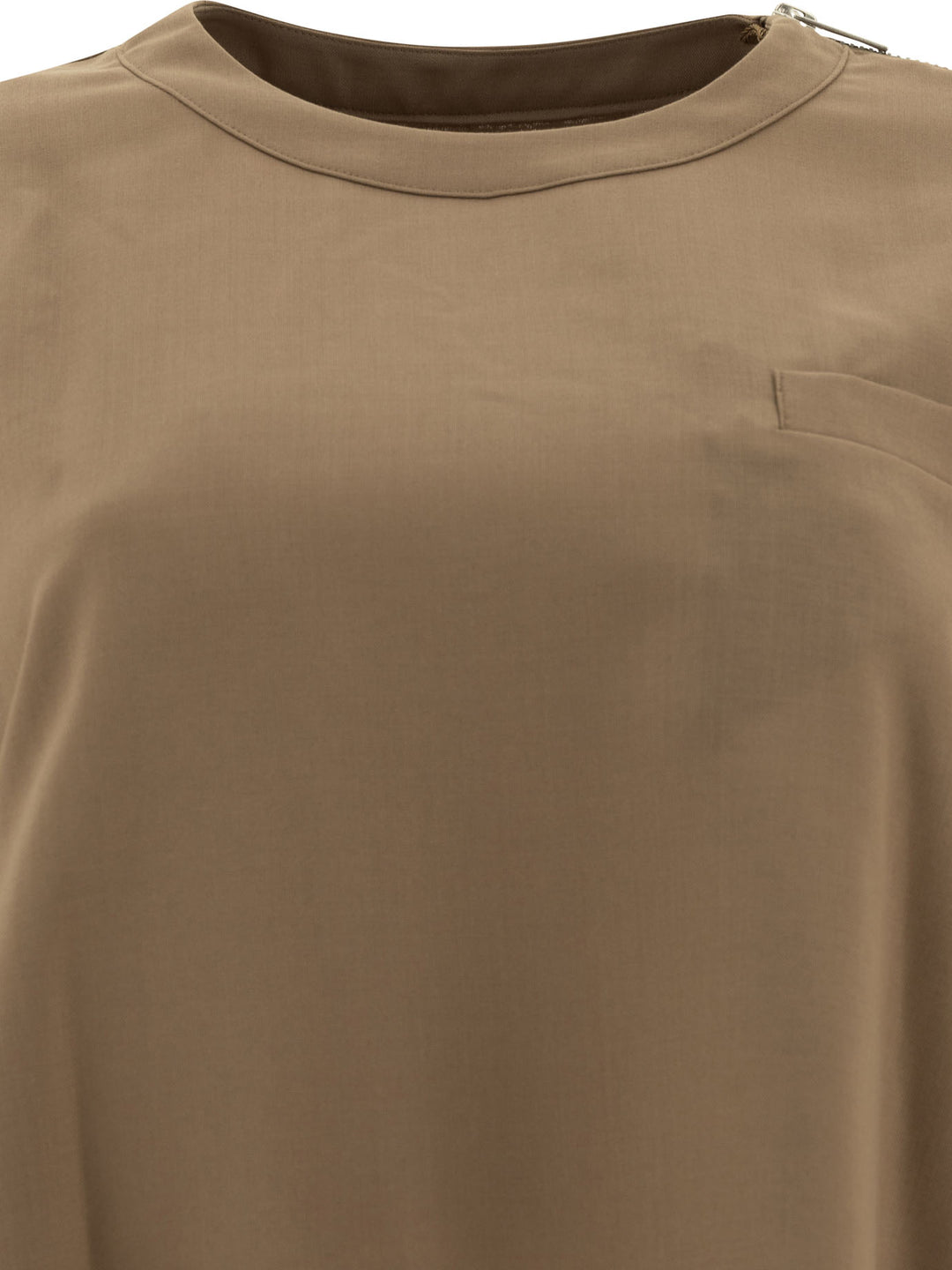Sacai Suiting X Nylon Twill Knitwear - Beige | dc448b23d2b4a3f19c3d8e5d9c37d6743ba7488d