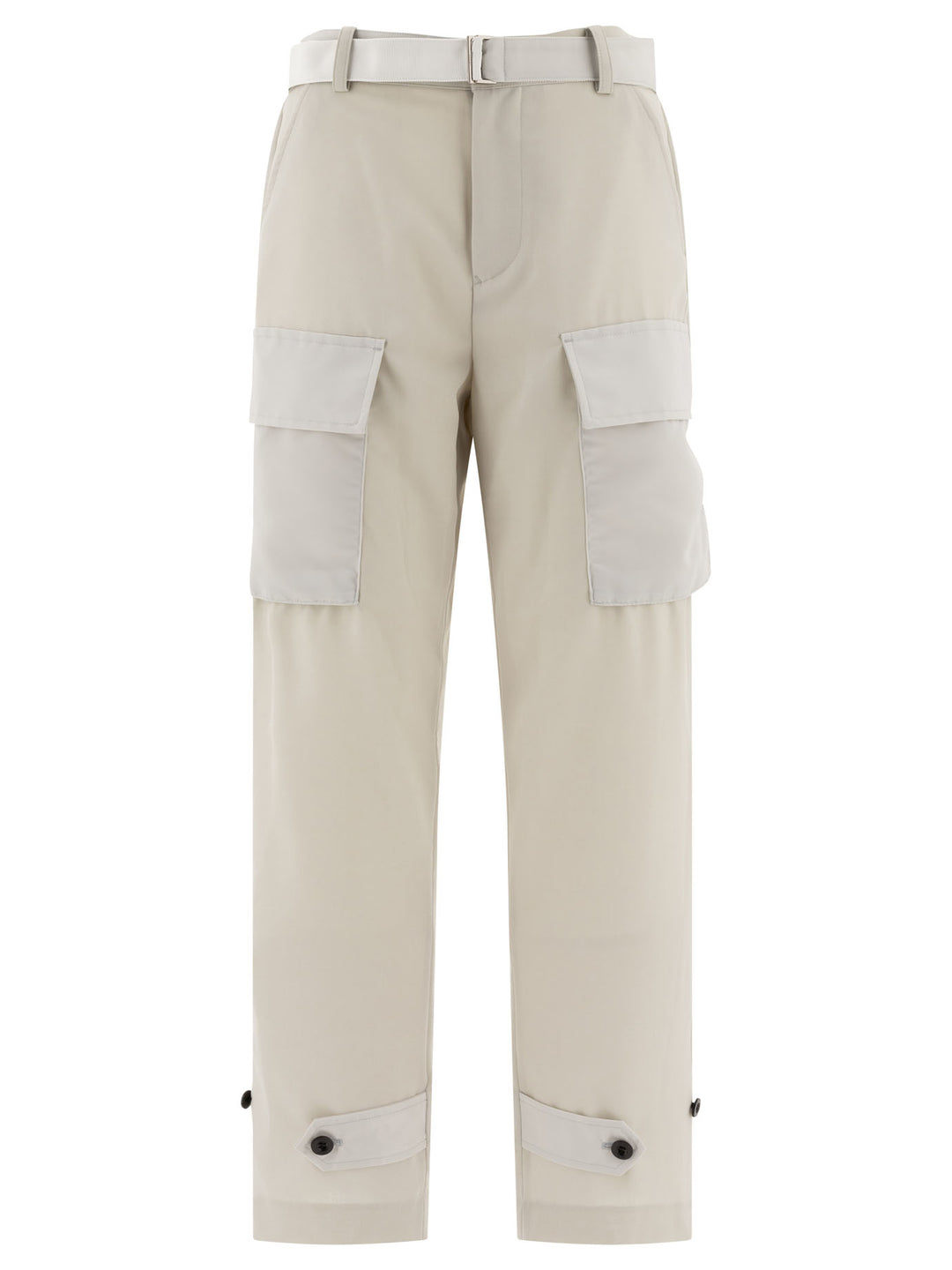 Sacai Belted Cargo Trousers - Beige | ee3c8b5ec33c302bf7510dbc1837db7db23da21b
