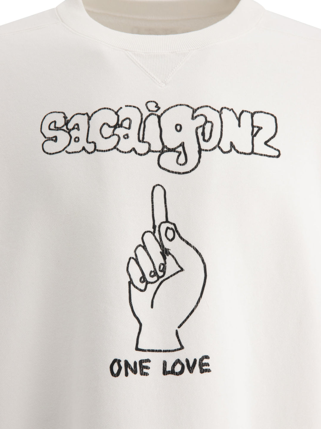 Sacai Gonz Sacaigonz Sweatshirts - White | 60bbf74737bfedcd3994c0f6e7b3ff4a7bc02b7d