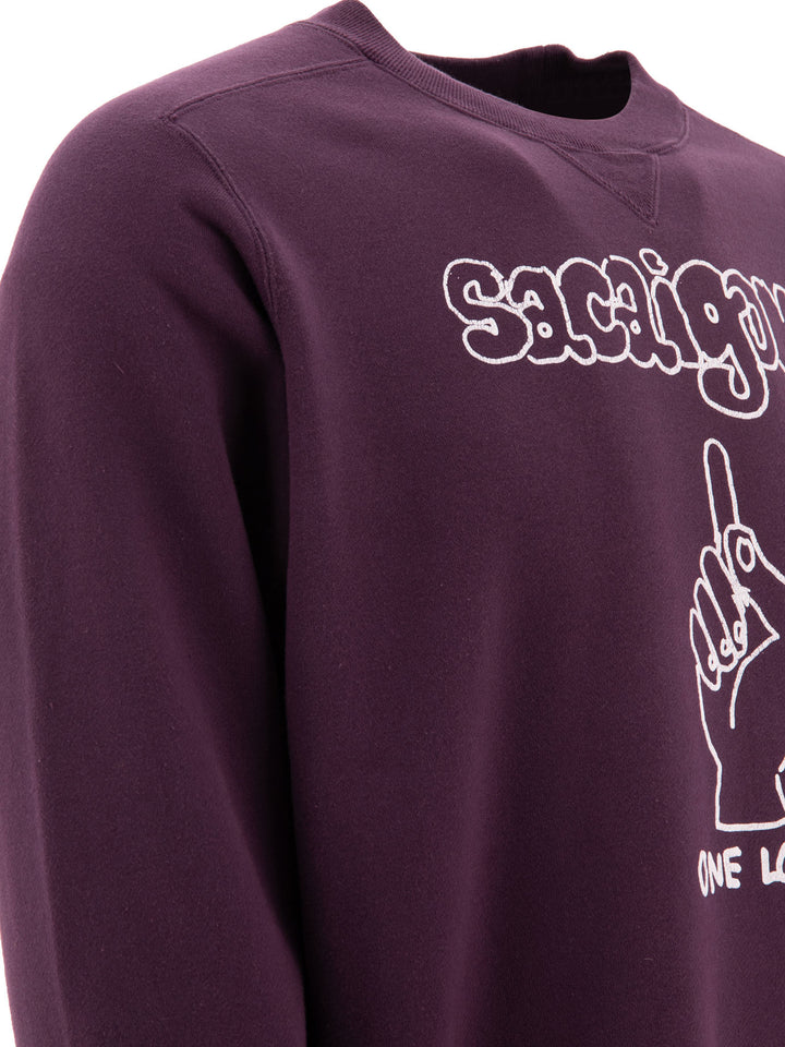 Sacai Gonz Sacaigonz Sweatshirts - Purple | 593c2316fb8290f133985ada559c5725ccc82919