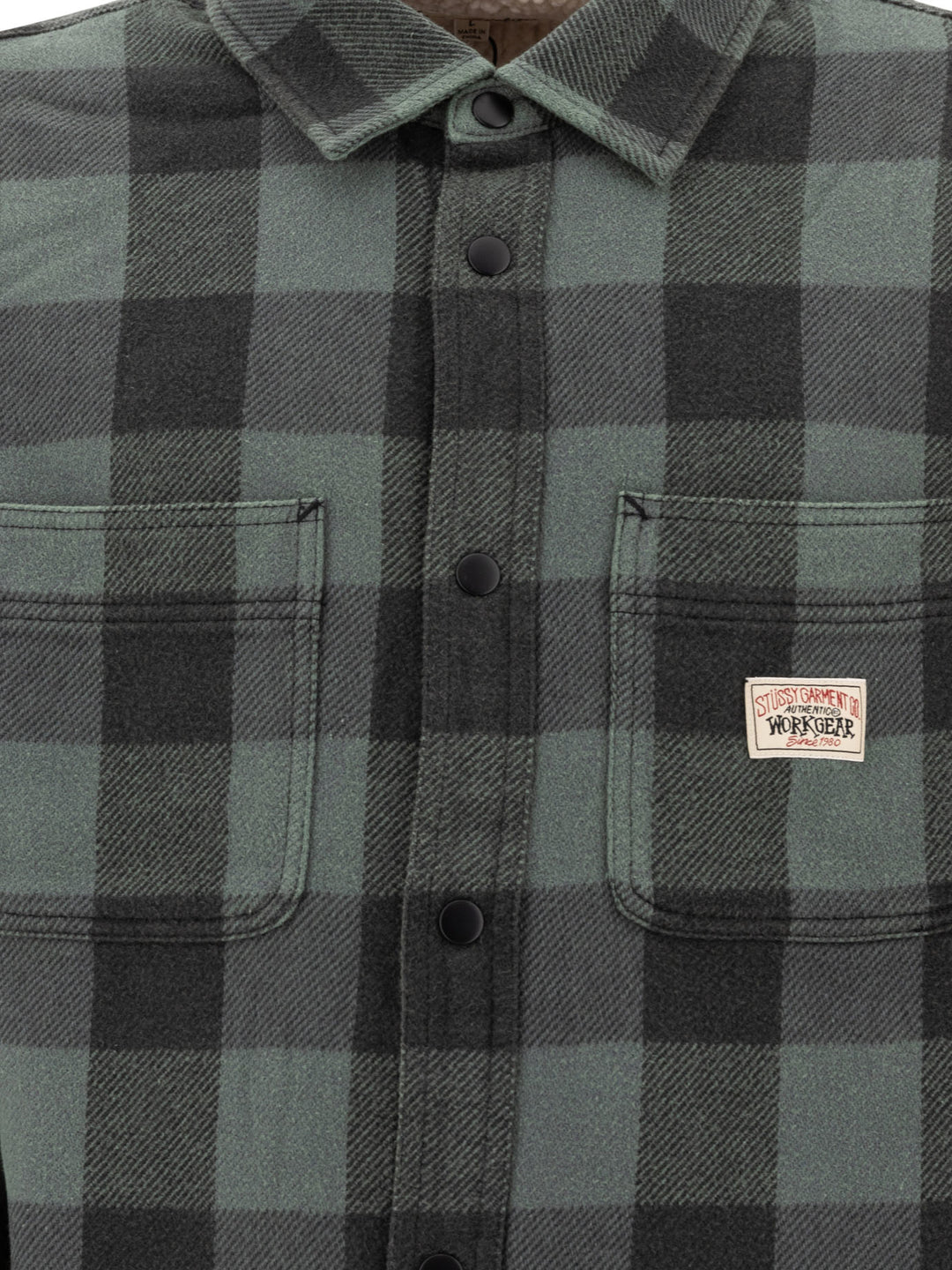 StüSsy Check Jackets and Coats - Grey | f68de410918601ff9155a801fdd3da712c2a0a5b