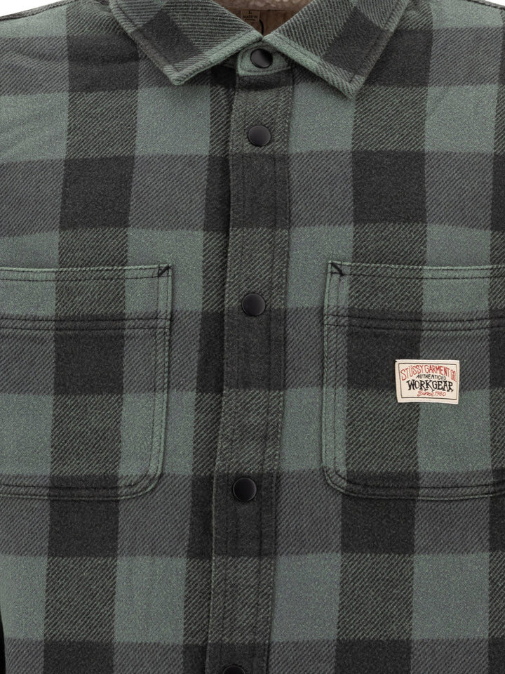 StüSsy Check Jackets and Coats - Grey | f68de410918601ff9155a801fdd3da712c2a0a5b