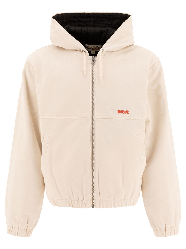 StüSsy Work Jackets and Coats - Beige | 145e40ccd040b572d95583db808c62c84fe96027