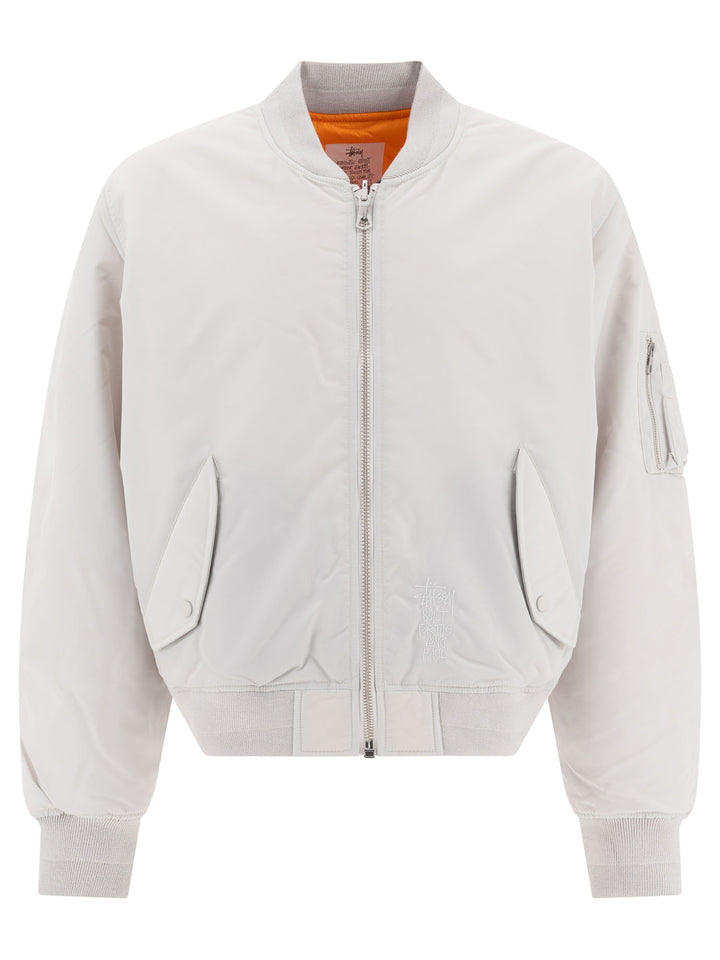 StüSsy Built Jackets and Coats - Grey | 95213bdf9b61c181b2688cb5a3210c4bc3acf95d