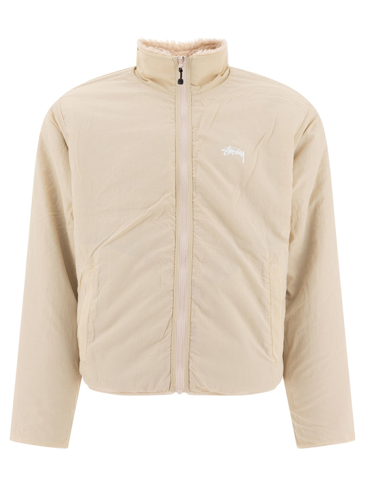 StüSsy Sherpa Jackets and Coats - Beige | fe7b494e7407b3ae6bf18c6a2f371a0d248d7594