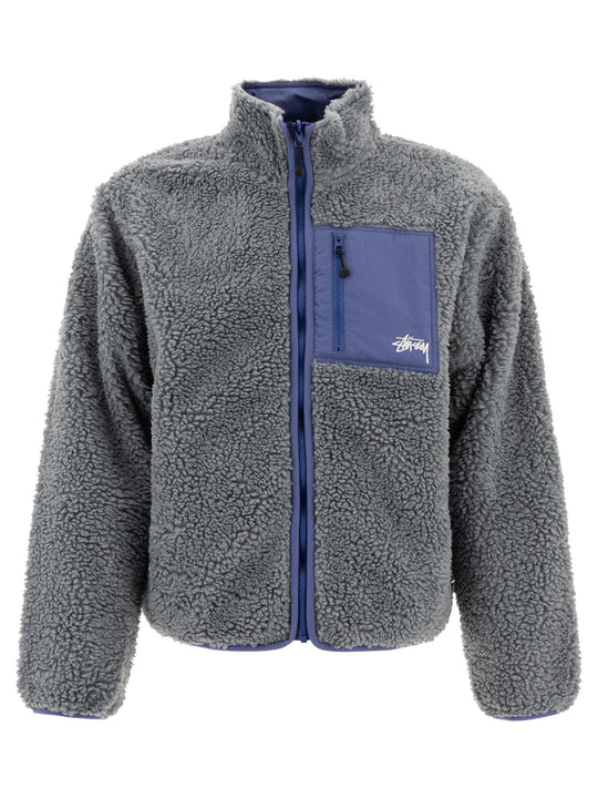 Sherpa Jackets And Coats Blue