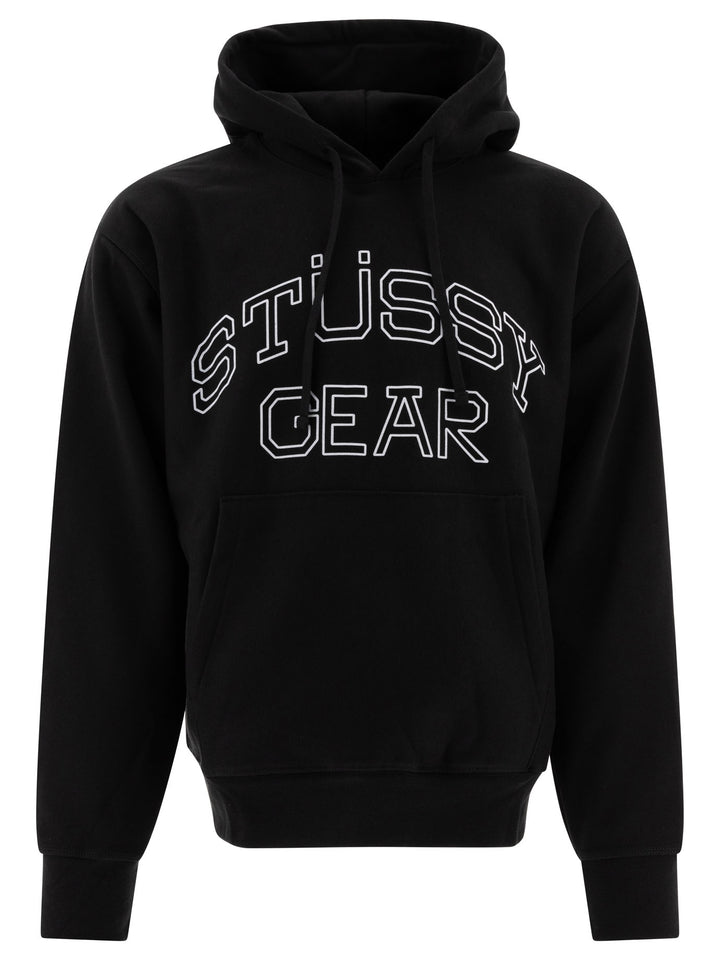 StüSsy Stüssy Gear Sweatshirts - Black | 6f689fdf402239994fe59efbe3fc31e2497e0a1b