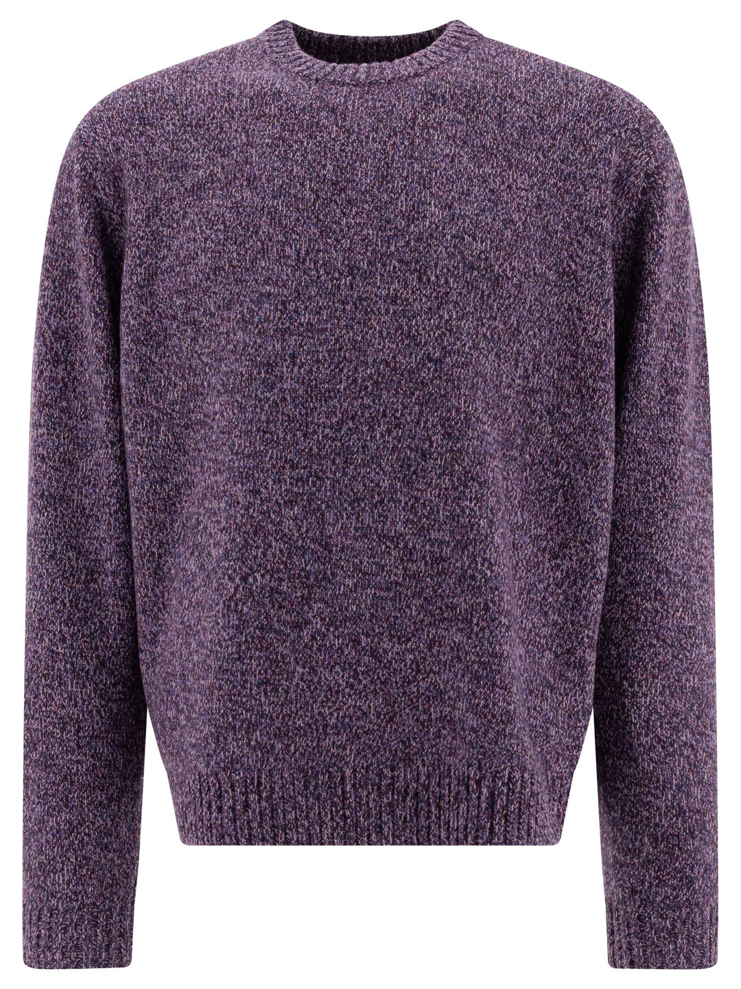 Stockholm Surfboard Club Mélange Sweater Knitwear - Purple | 9be00846adc511fa4e236525aaede2e401def6fa