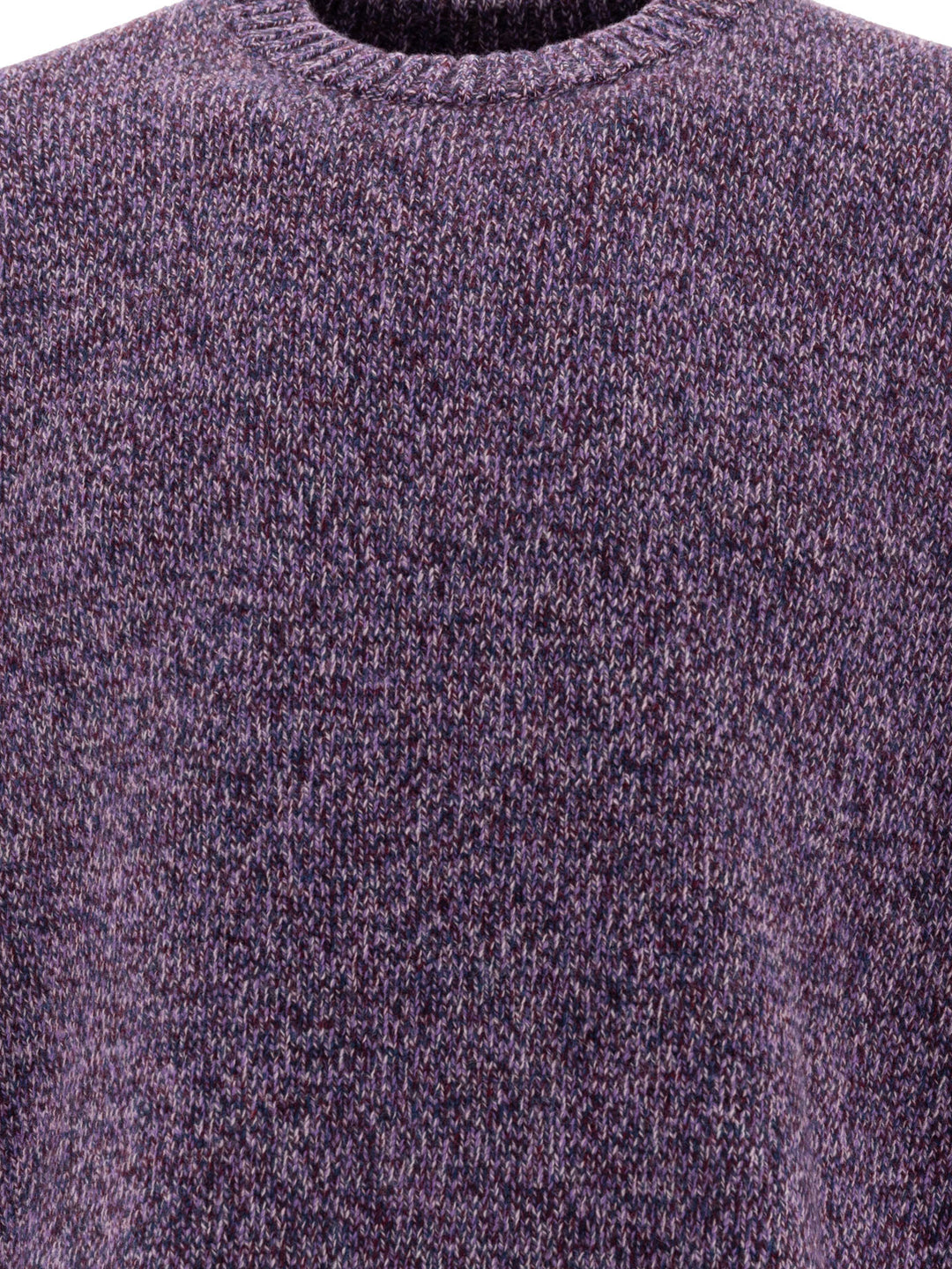 Stockholm Surfboard Club Mélange Sweater Knitwear - Purple | fabb249438bed32a44f86c217979618da6148216