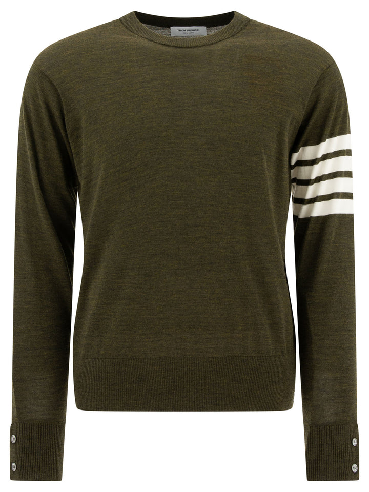 Thom Browne 4 Bar Knitwear - Green | f5264cb08520cfc144de0b73a9c84da8f9b8c6f6