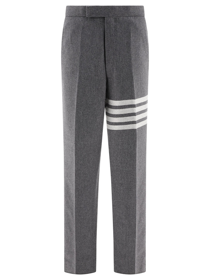 Thom Browne 4-Bar Trousers - Grey | 433a1a36dcc6888855515ba516e4fa99879dac53