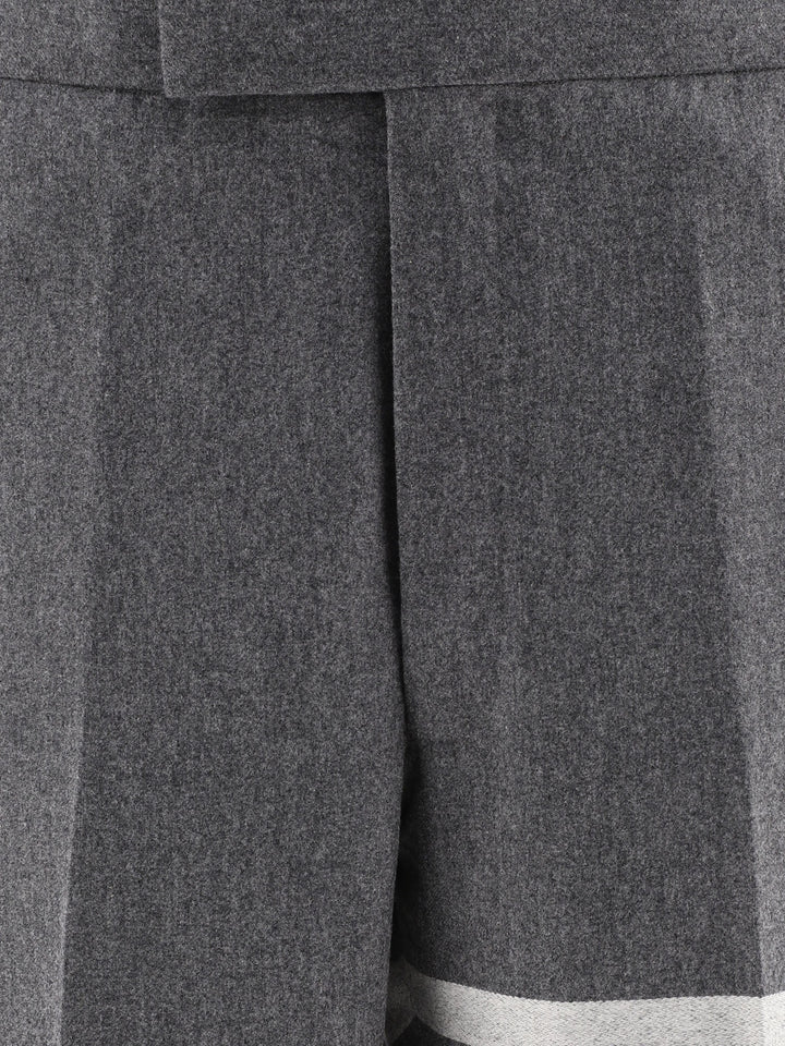 Thom Browne 4-Bar Trousers - Grey | 0ee6f86e74546b5e02d6b6aafffc5c5208028bab