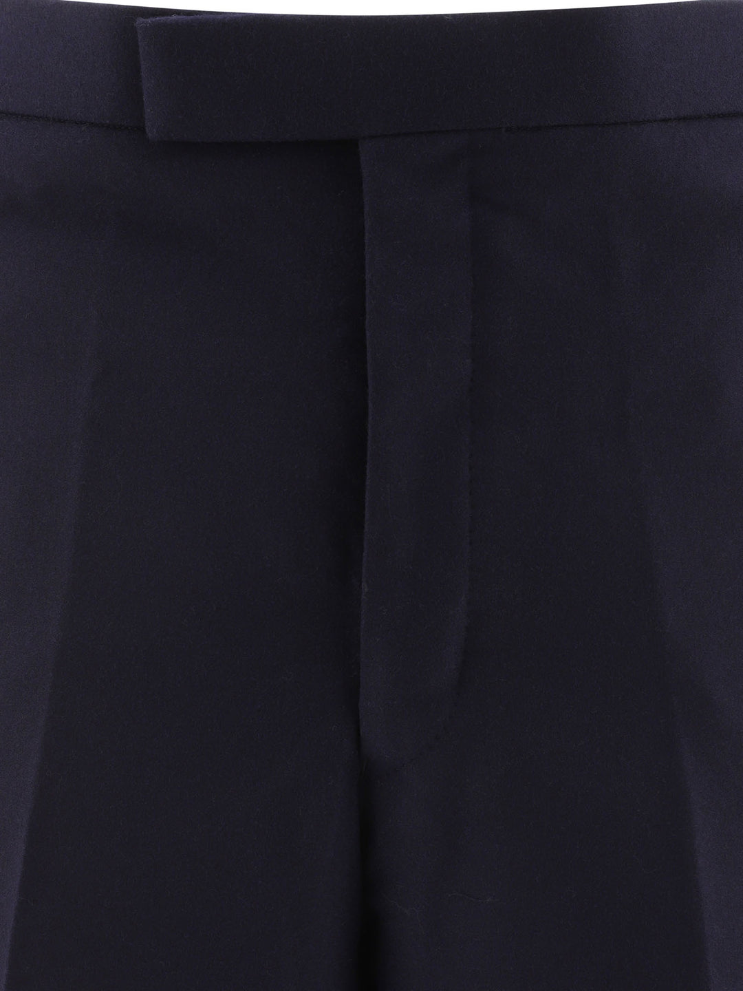 Thom Browne 4-Bar Trousers - Blue | c5e345b34876aecc21d6141d9a387a06f91d3f98