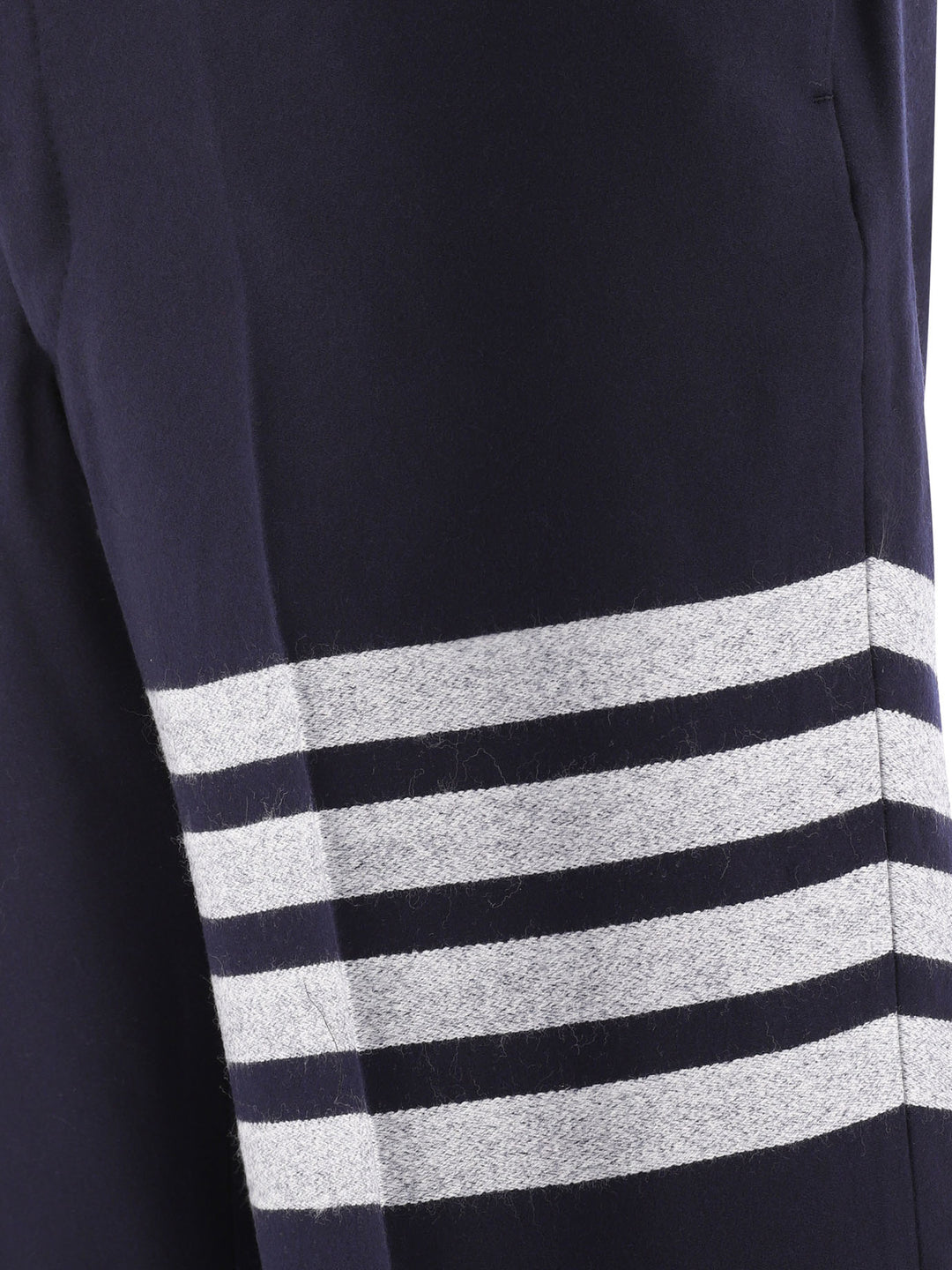 Thom Browne 4-Bar Trousers - Blue | 762c68e31bbffce3d7d561ef21dbf24ffb9fc74b