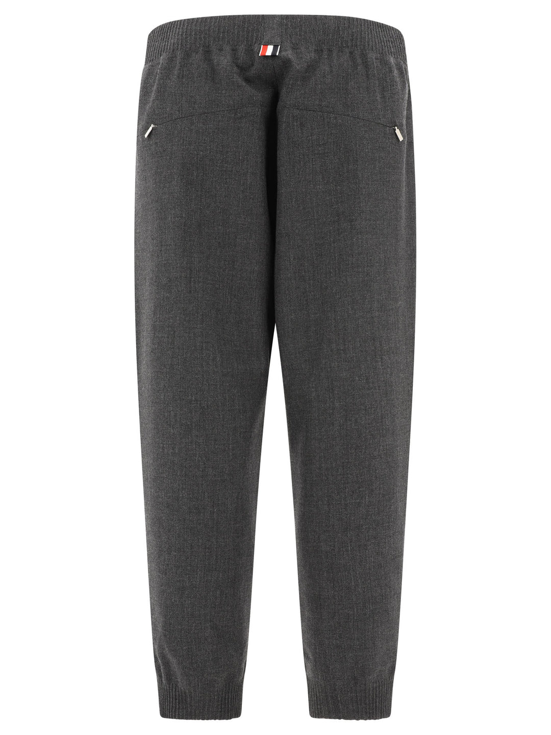 Thom Browne Wool Joggers Trousers - Grey | 04bd0c6fb5a1c496742d09123cb9d443ecab5f29
