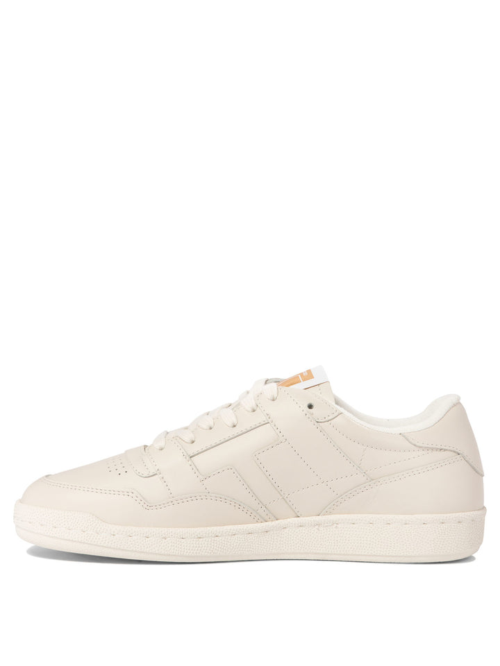 Tom Ford Smooth Leather Sneakers Sneakers & Slip-On - Beige | a7b295164c98616e862ad92aa446f0b16b900955