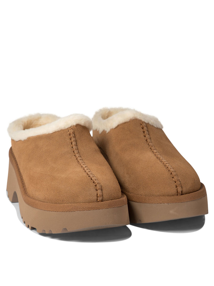 Ugg New Heights Cozy Loafers & Slippers - Beige | 5dfc99d0a9e05abc8e400b5495f3ad4168f3f153