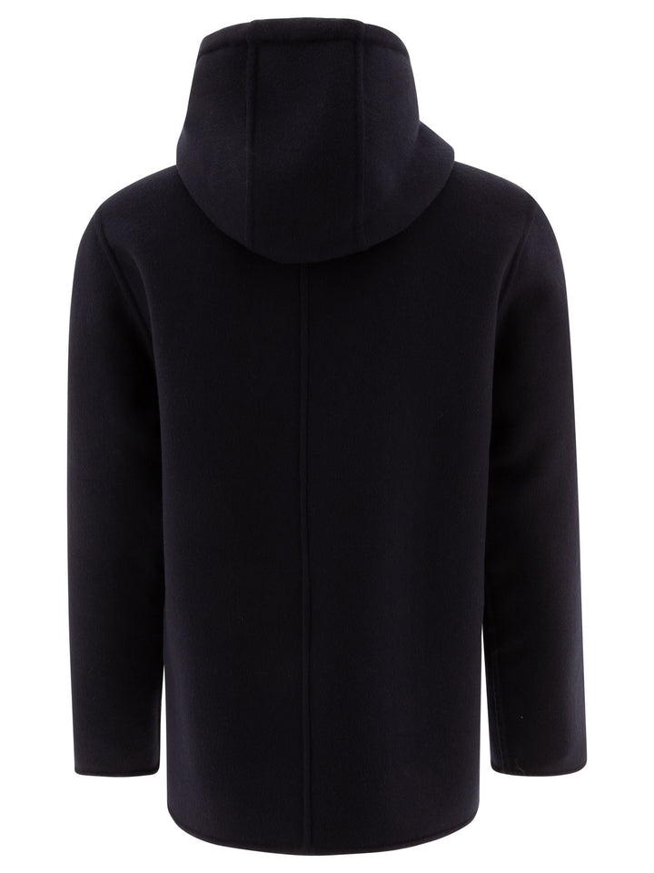Valentino Reversible Hoodie-Style Coat Jackets and Coats - Blue | d1002e60c53b4415f2a72a48c029020facb8d724