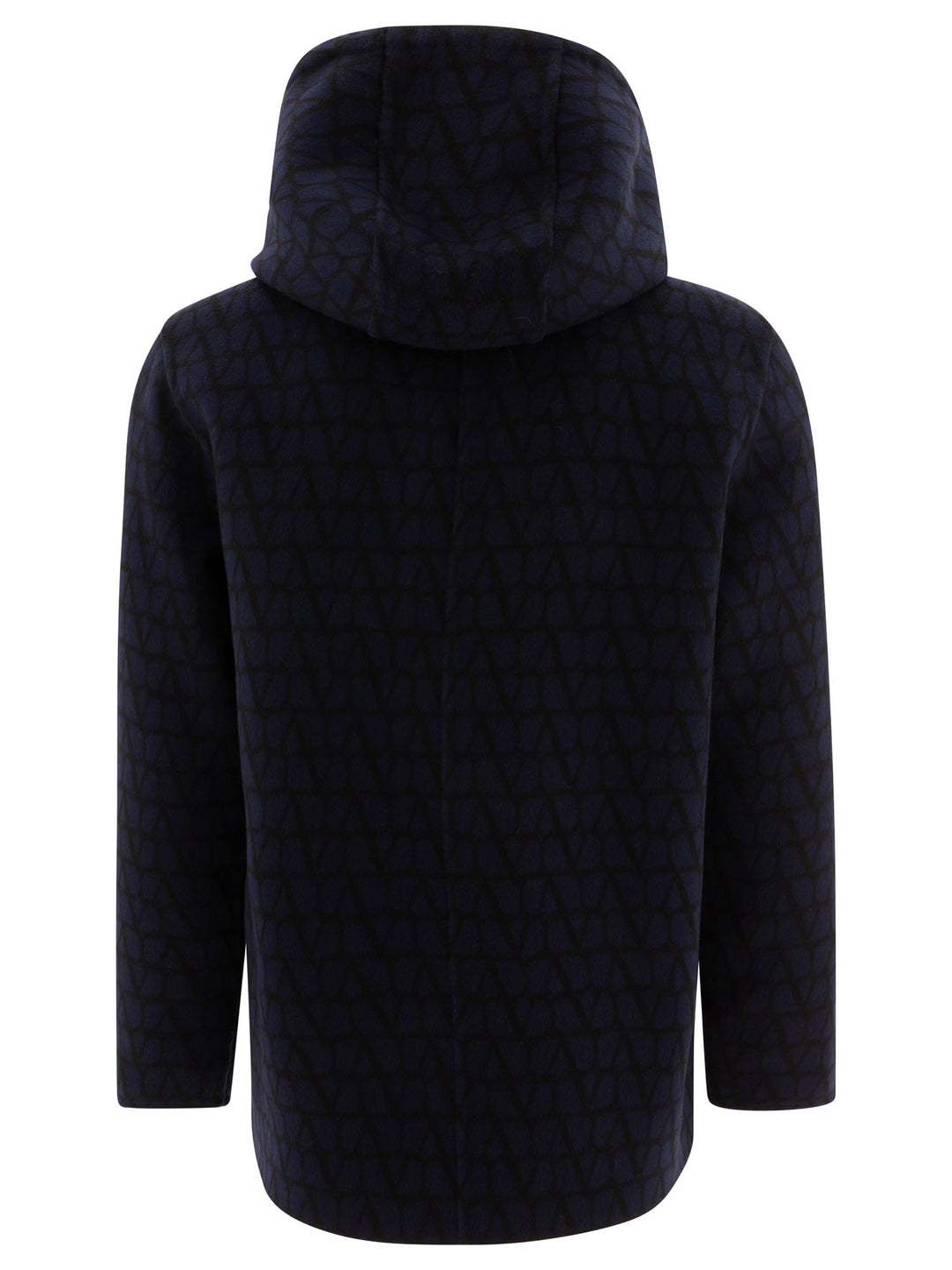 Valentino Reversible Hoodie-Style Coat Jackets and Coats - Blue | 5f4171e8e18d050e61577f1a7271ae3cdc0eff4e
