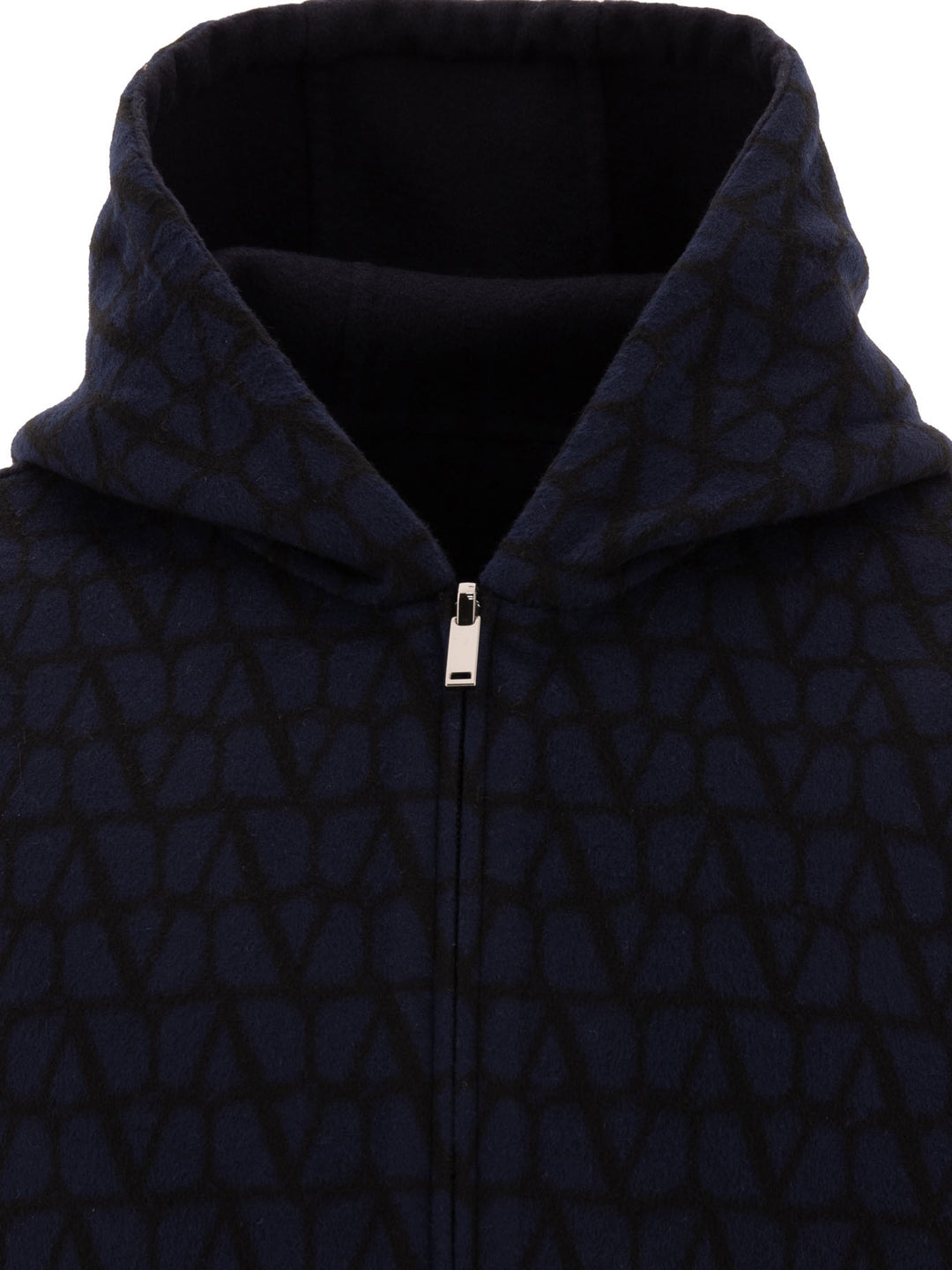 Valentino Reversible Hoodie-Style Coat Jackets and Coats - Blue | d44c4c1f070c20f7b2000f403420084e10745fba