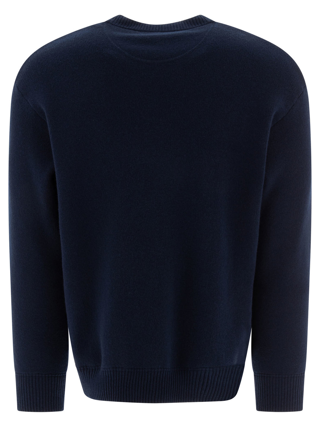 Valentino Wool Sweater With Valentino Embroidery Knitwear - Blue | 482654ef9a1a357d2cdd161447ac427c6dcfcf67