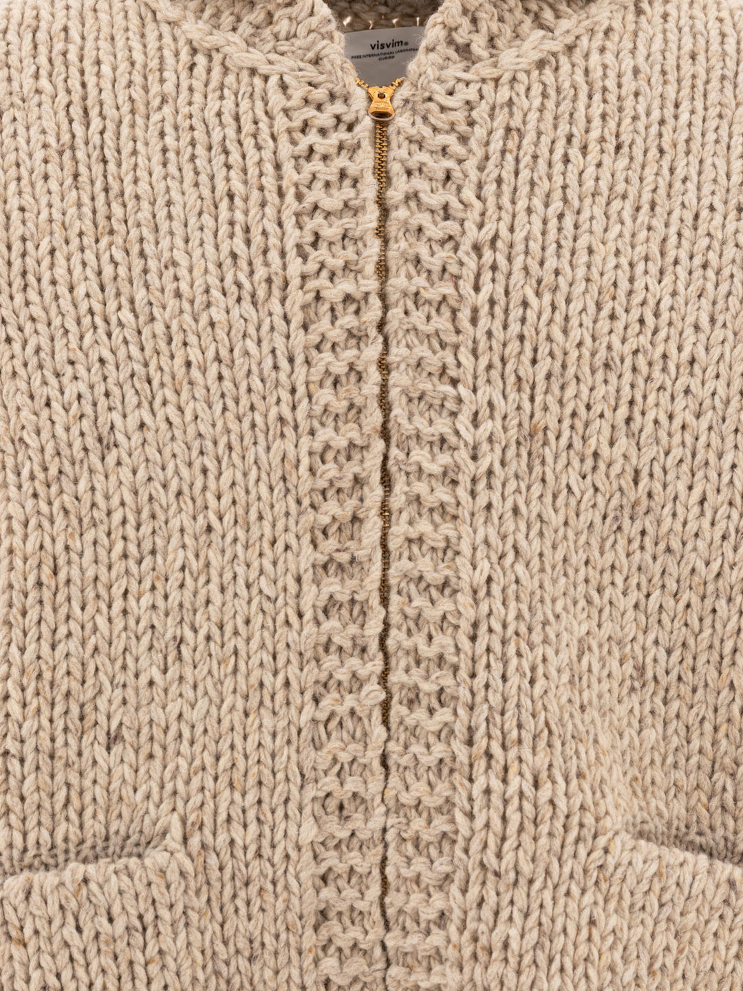 Visvim Cowichan Knitwear - Beige | 588b0f4d88e6427ecd370feec01b536ef911824b