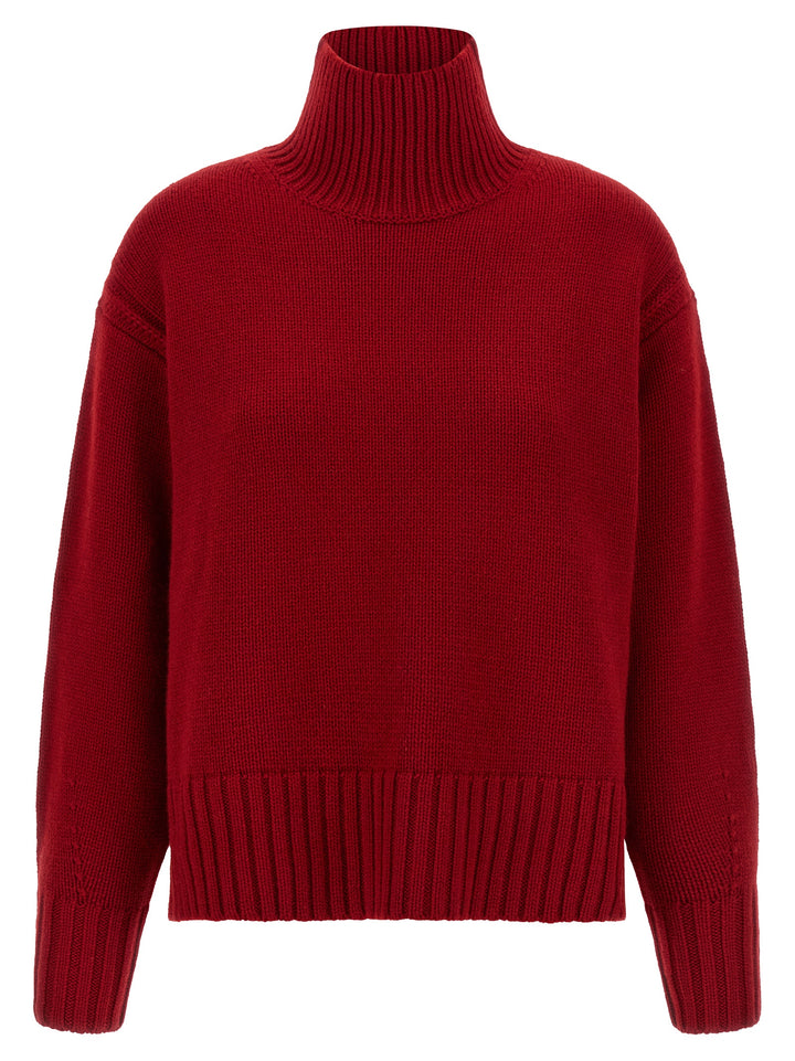 Guest In Residence Cozy Turtleneck Sweaters and Cardigans - Red | abf1d001c7425e3bc2ba487954c02581a6eddcc3