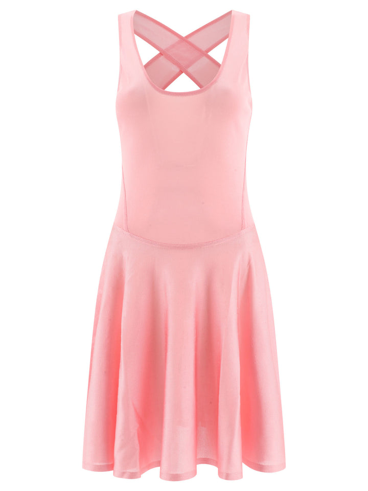 AlaïA Flared Dress Dresses - Pink | a23f5b2e7c25da6306fcd941e951d592df068d01