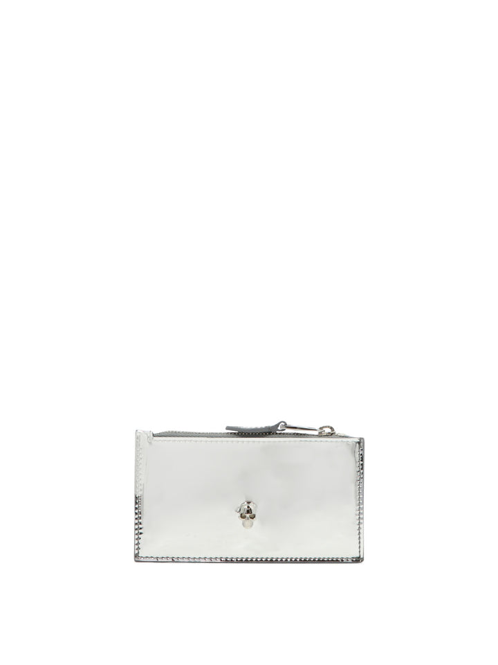 Alexander Mcqueen  Wallets & Card holders - Silver | 429f9708b9d75341ea317e5fa13afb3e86ca9355