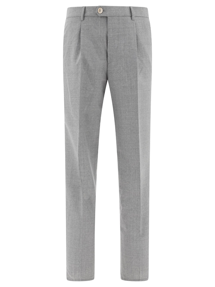 Brunello Cucinelli Classic Trousers - Grey | 104ba5c9f200343bb543827873744938cdc6825c