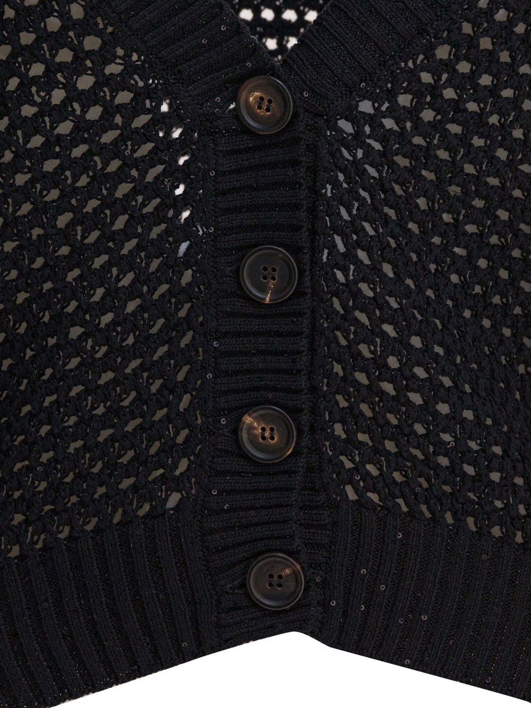 Brunello Cucinelli Cotton Cardigan Knitwear - Black | ef4bae96b9758020c4030fa2ac669b9c906f2a1f