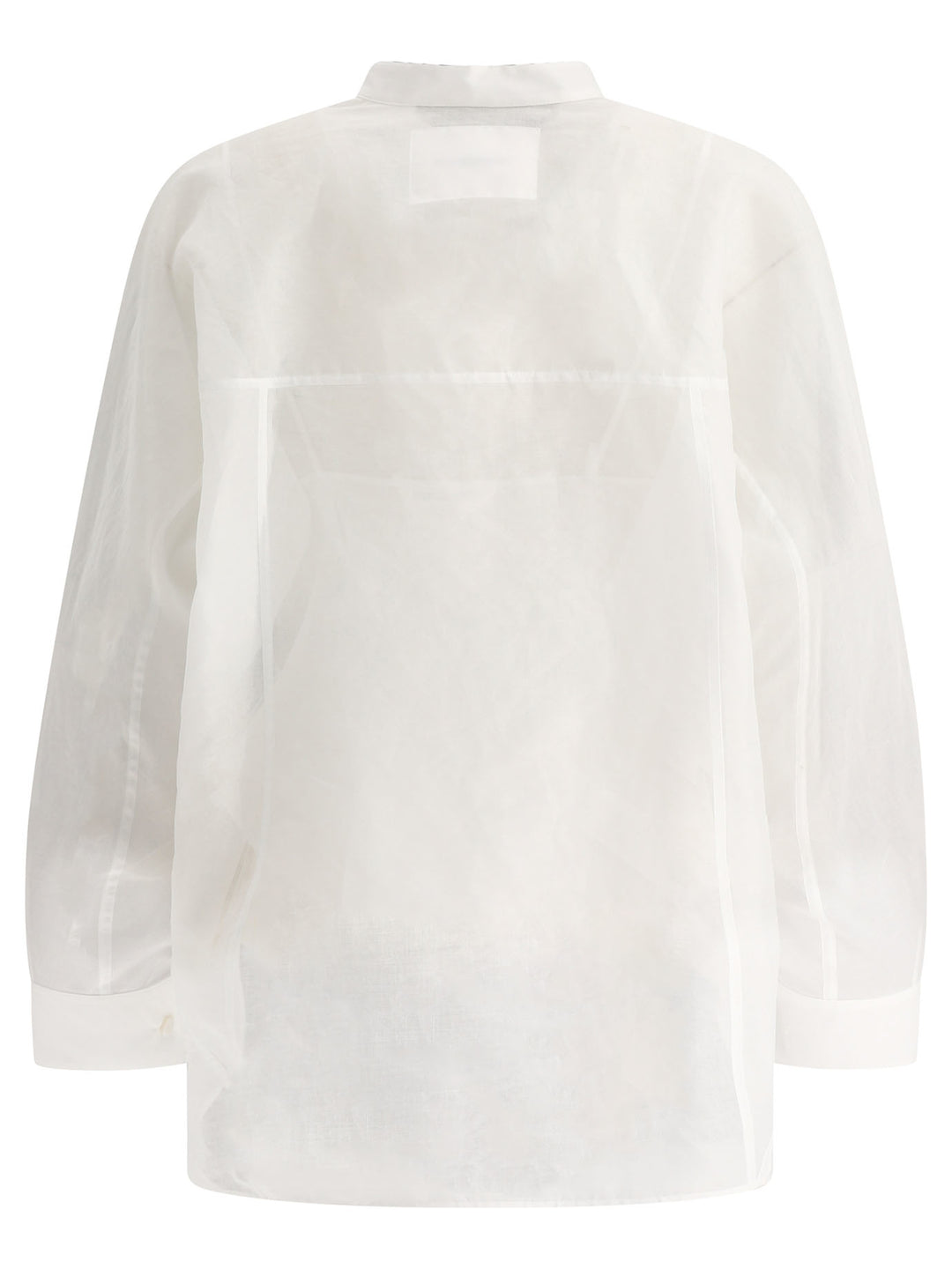 Jil Sander Shirt With Petticoat Shirts - White | a3cd6230a8af7d1ae137bb94892facd1530f56a6