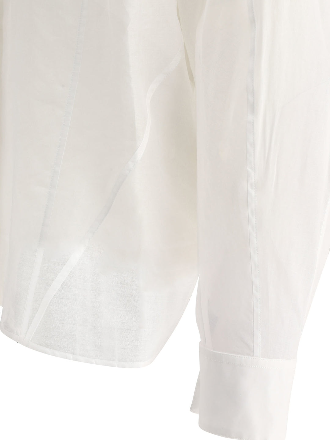 Jil Sander Shirt With Petticoat Shirts - White | 6be840d235a6b0f7c0f87eb2170774ea3eea4b2f