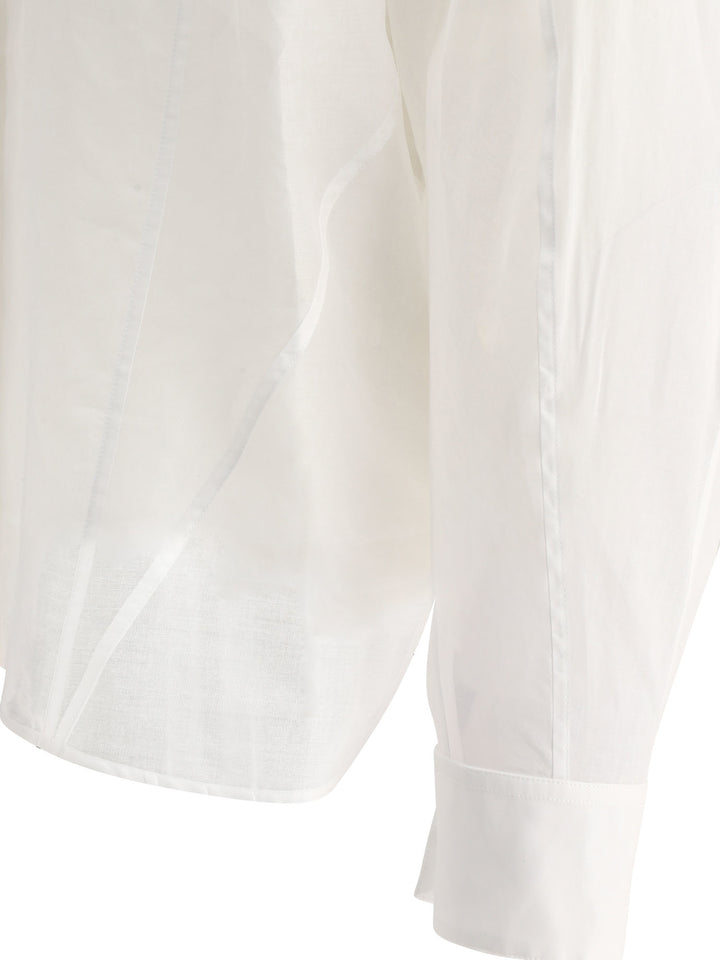 Jil Sander Shirt With Petticoat Shirts - White | 6be840d235a6b0f7c0f87eb2170774ea3eea4b2f