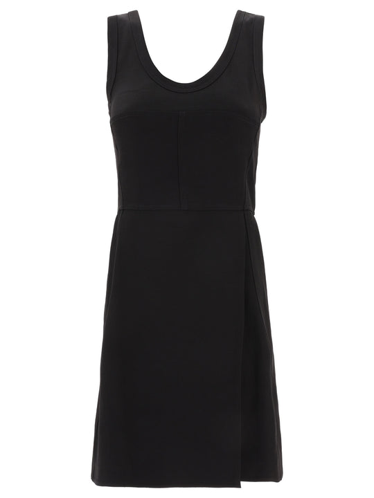 Virgin Wool Dress Dresses Black