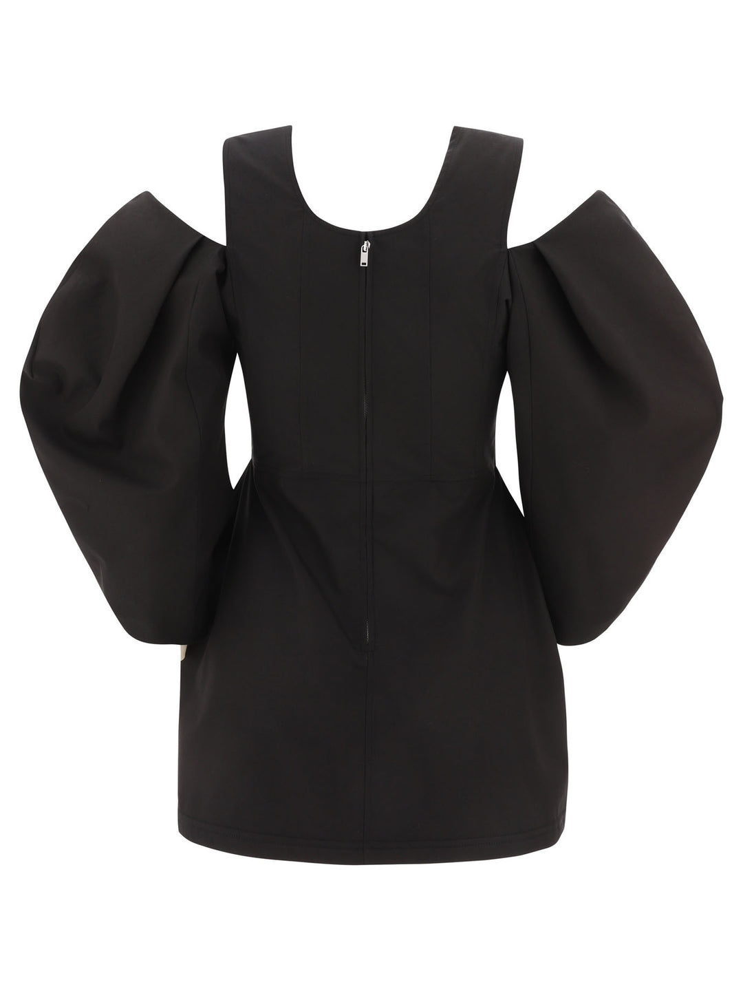 Jil Sander Cotton Cut-Out Top Tops - Black | 39ecca9a753d17b4f05108147cdc6201dc314b00